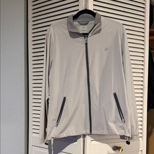 Linksoul Morris Light Gray Bandon Dunes Women’s Wind Breaker Jacket - NWOT